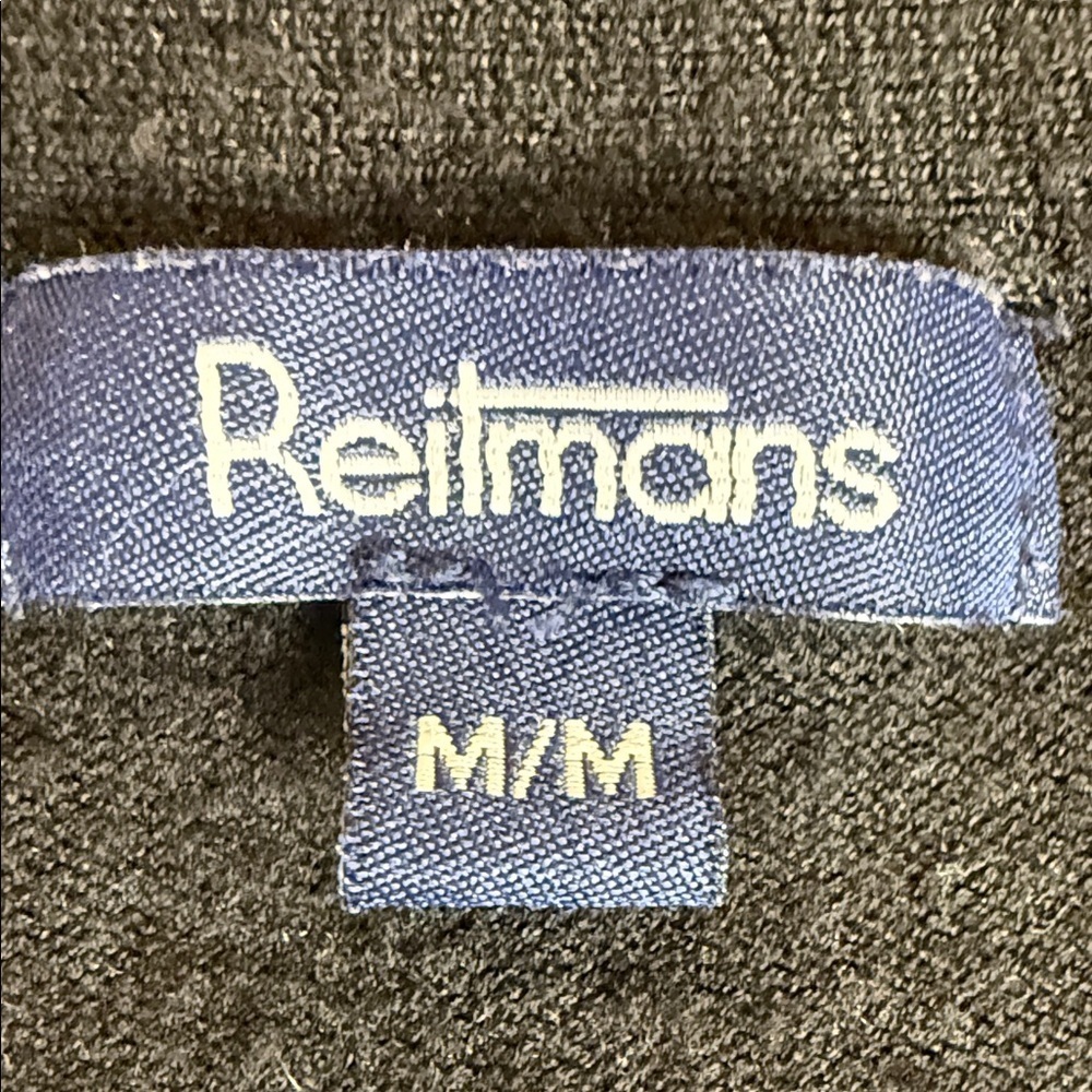 Reitmans Black 3/4 Sleeve V-Neck Cardigan - Picture 10 of 11
